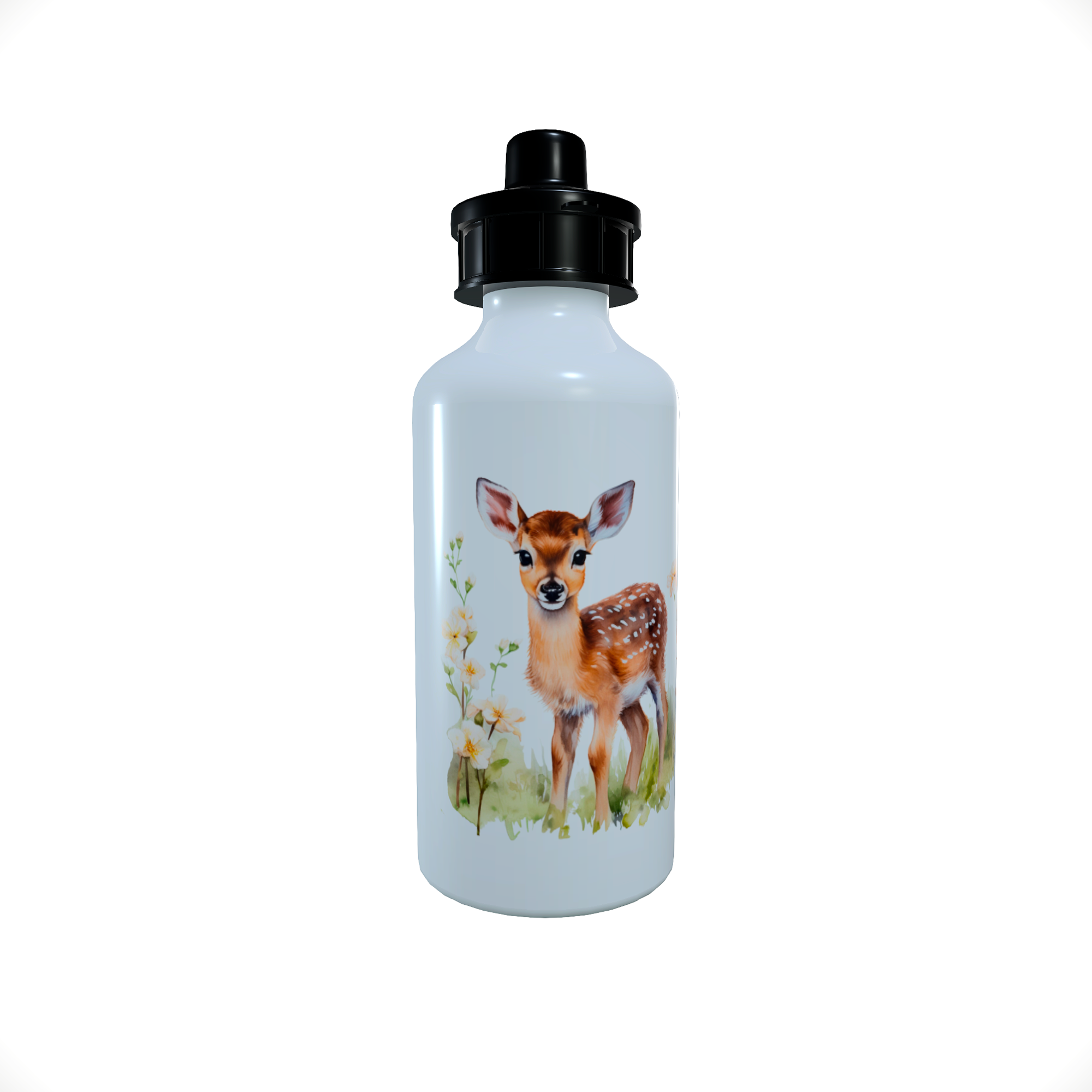 Deer Sports Bottle with 2 lids